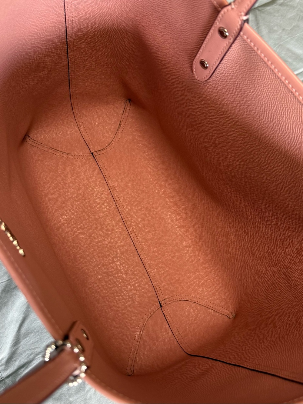 Coach Reversible City Tote and Matching Pink Pouch - Picture 11 of 14